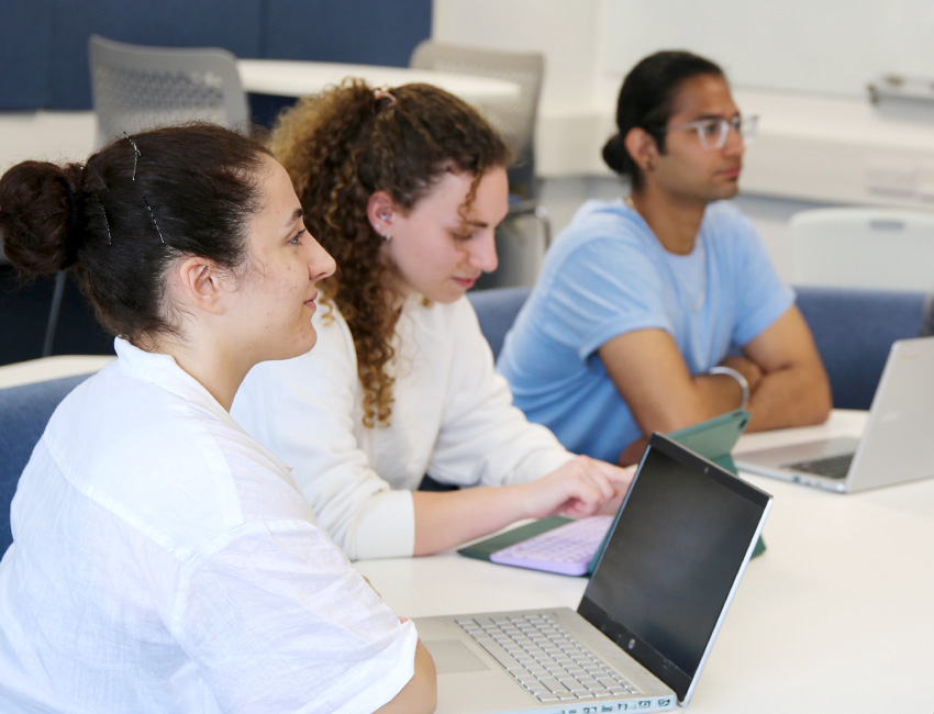 A group of students in a lecture