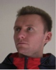 man looking away from the camera