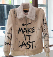 A jacket designed by Cameron Pickstock