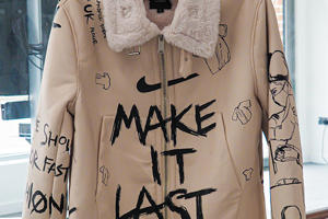 A jacket designed by Cameron Pickstock