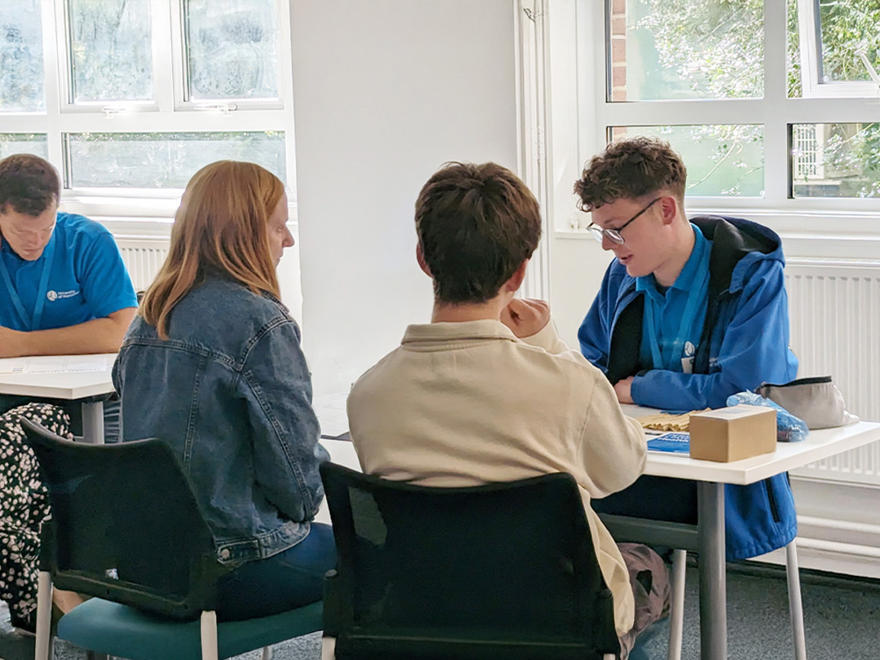 A Personal Statement workshop at an Open Day