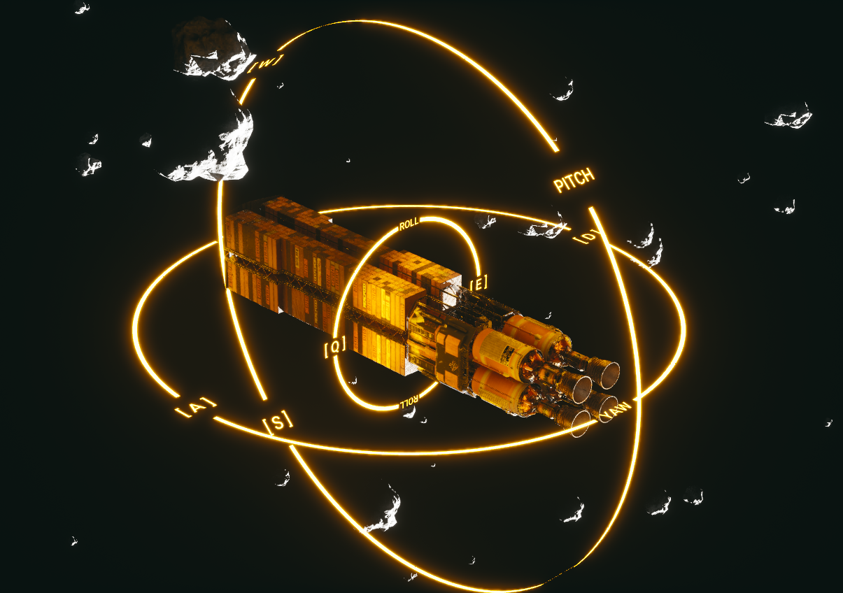 A render of a spaceship