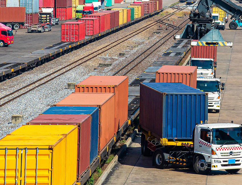 Shipment containers.