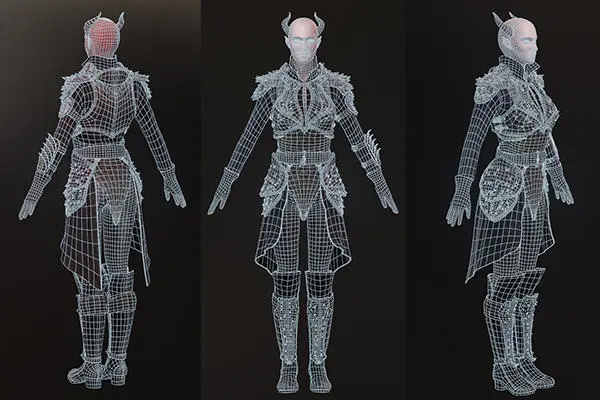 Game Art student design work.