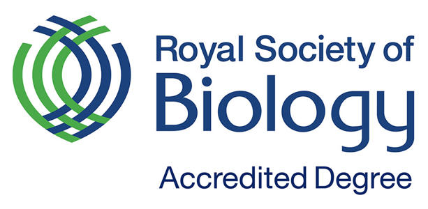 Royal Society of Biology accredited degree logo
