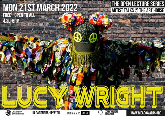 Poster for Lucy Wright lecture at the Art House