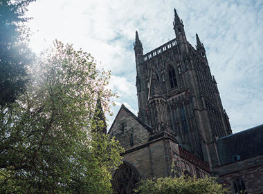 A shot of the cathedral