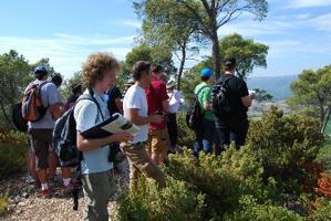 group of students in the outdoors