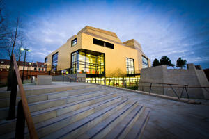 view of the hive building
