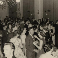 A valentine's dance in 1957