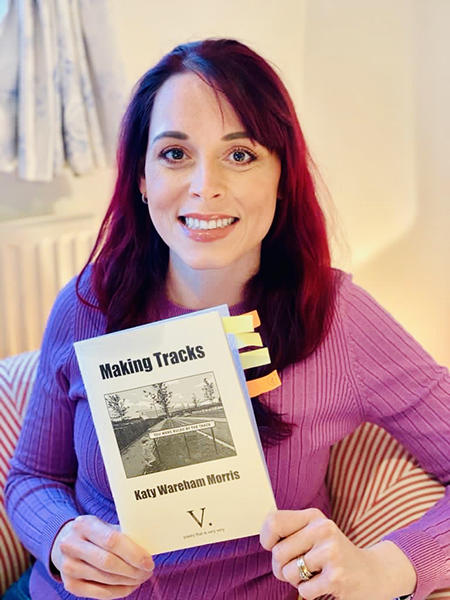 Katy Wareham Morris with Making Tracks poetry