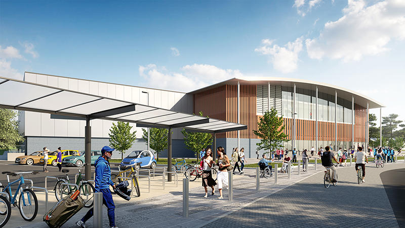 IICEC (Cricket Centre) artists impression 2 - credit David Morley Architects web