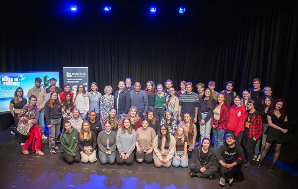 Death in Paradise visit 1 - with students