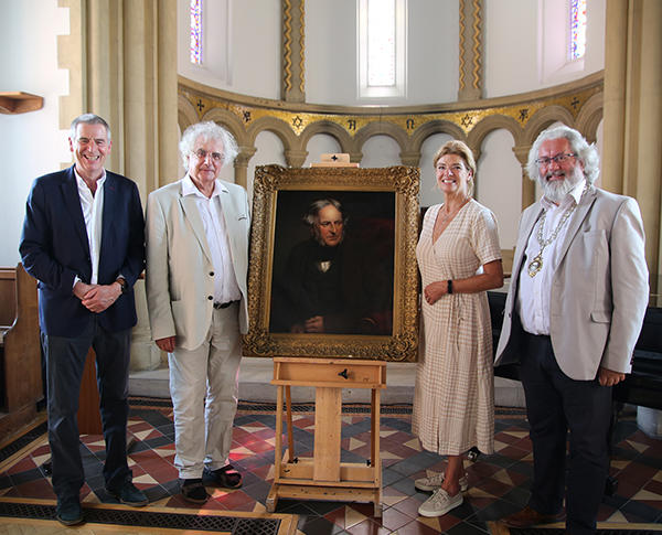 Dr Jonas Malden portrait unveiling - web