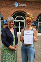 Hannah Baars with Theresa Mitchell - web