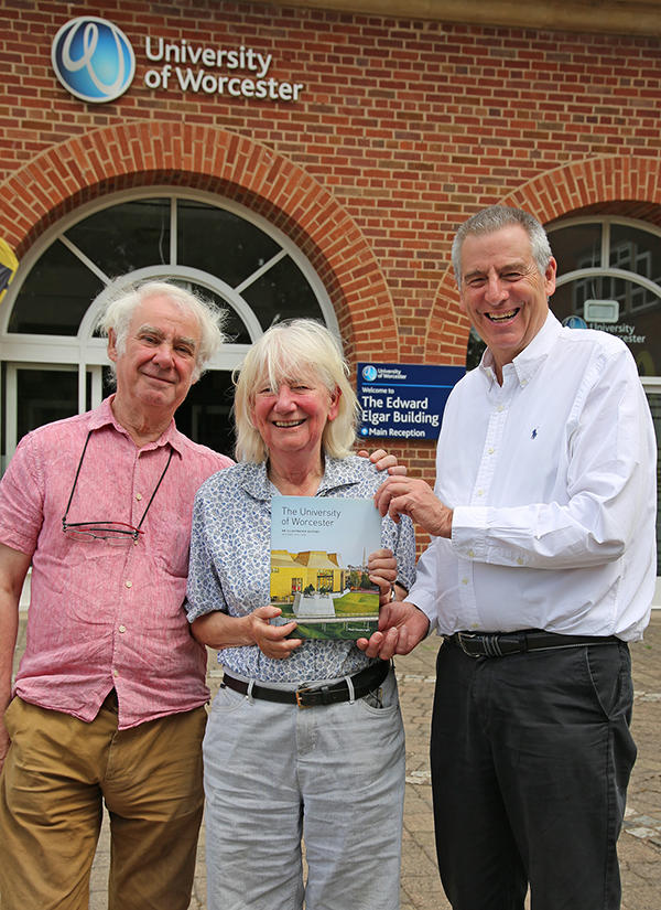 Harold Frayman and Joanna Mack with Prof David Green web