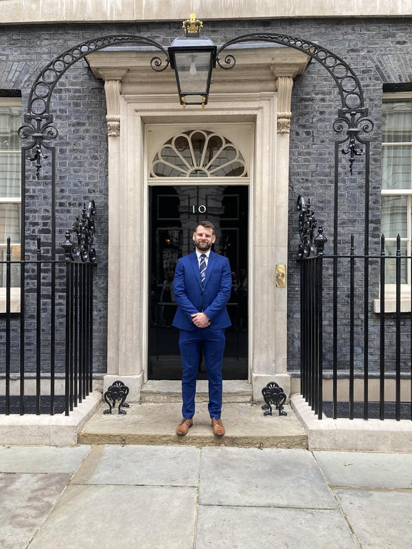 Zac Read at Downing Street