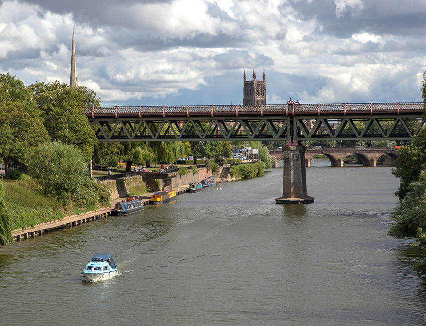 Students walking outside our St John's Campus main reception