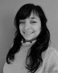 Black and White Zara Sharma photo
