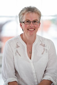 University of Worcester logo on a light blue background