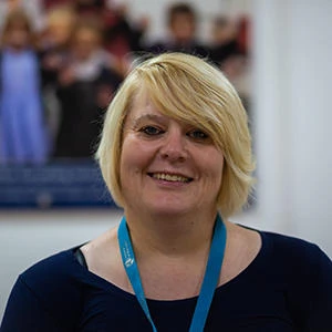 University of Worcester logo on a light blue background