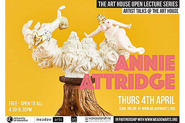 A poster for an art exhibition by Annie Attridge
