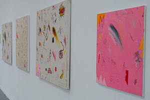 A line of Cameron's paintings