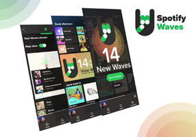 Cameron's design for spotify