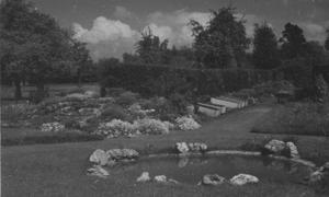 Henwick House gardens in the 1950s