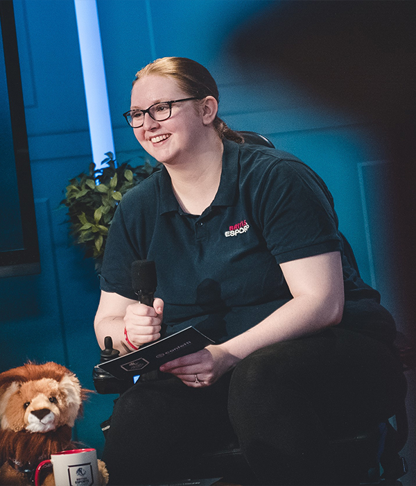 University of Worcester logo on a light blue background