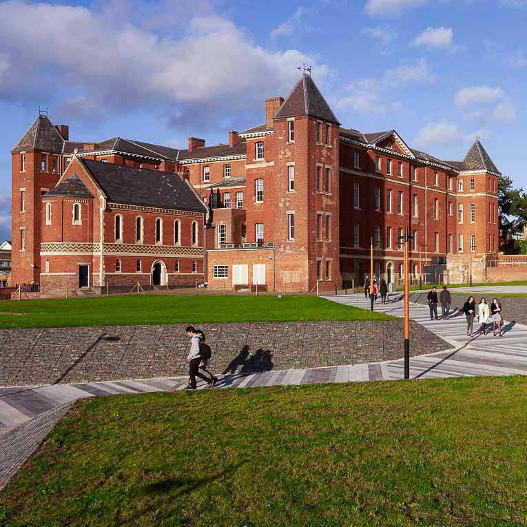 An outside shot of the Charles Hastings Building