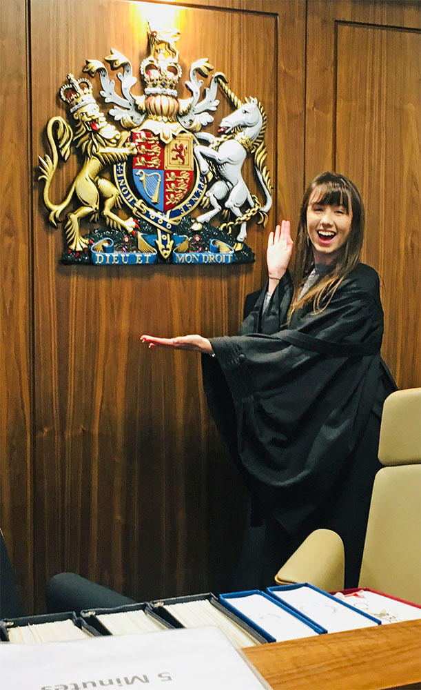 Law LLB degree graduate Harriet Williams