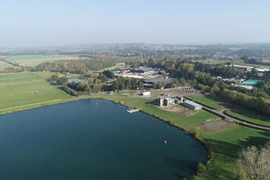 Aerial view of Lakeside campus