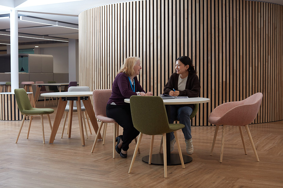 Students studying in the University of Worcester Medical School