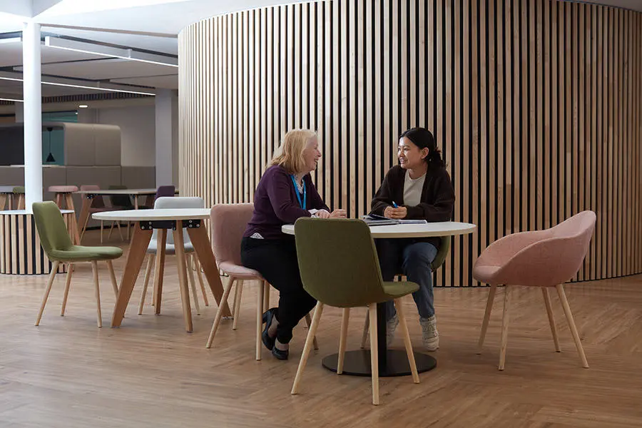 Students studying in the University of Worcester Medical School