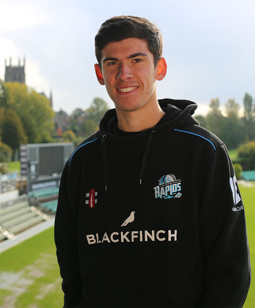 University of Worcester logo on a light blue background