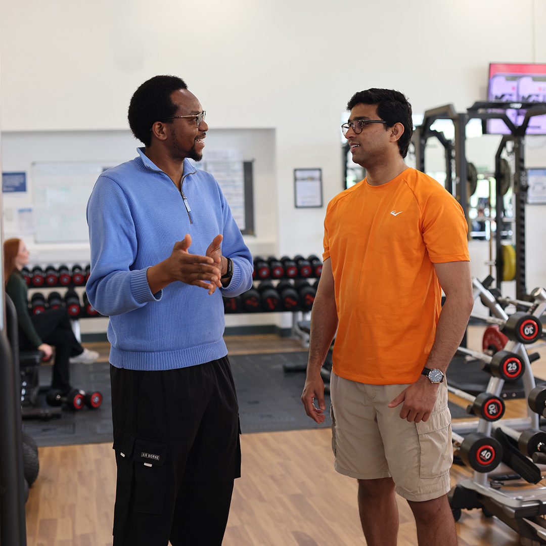 students in gym