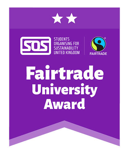 A two star award for Fairtrade at the university