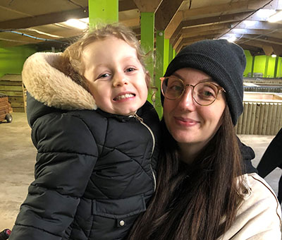 Sophie Yeomans (pictured with daughter Darcie)