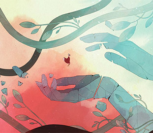 Screenshot of the game Gris