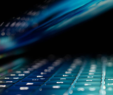 a close up image of a laptop computer