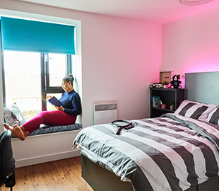 Student relaxing ui card