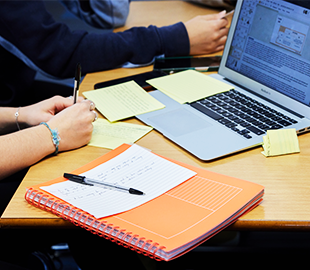 Writers in residence ui card